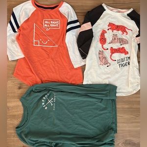 Girls 10/12 long sleeve shirts